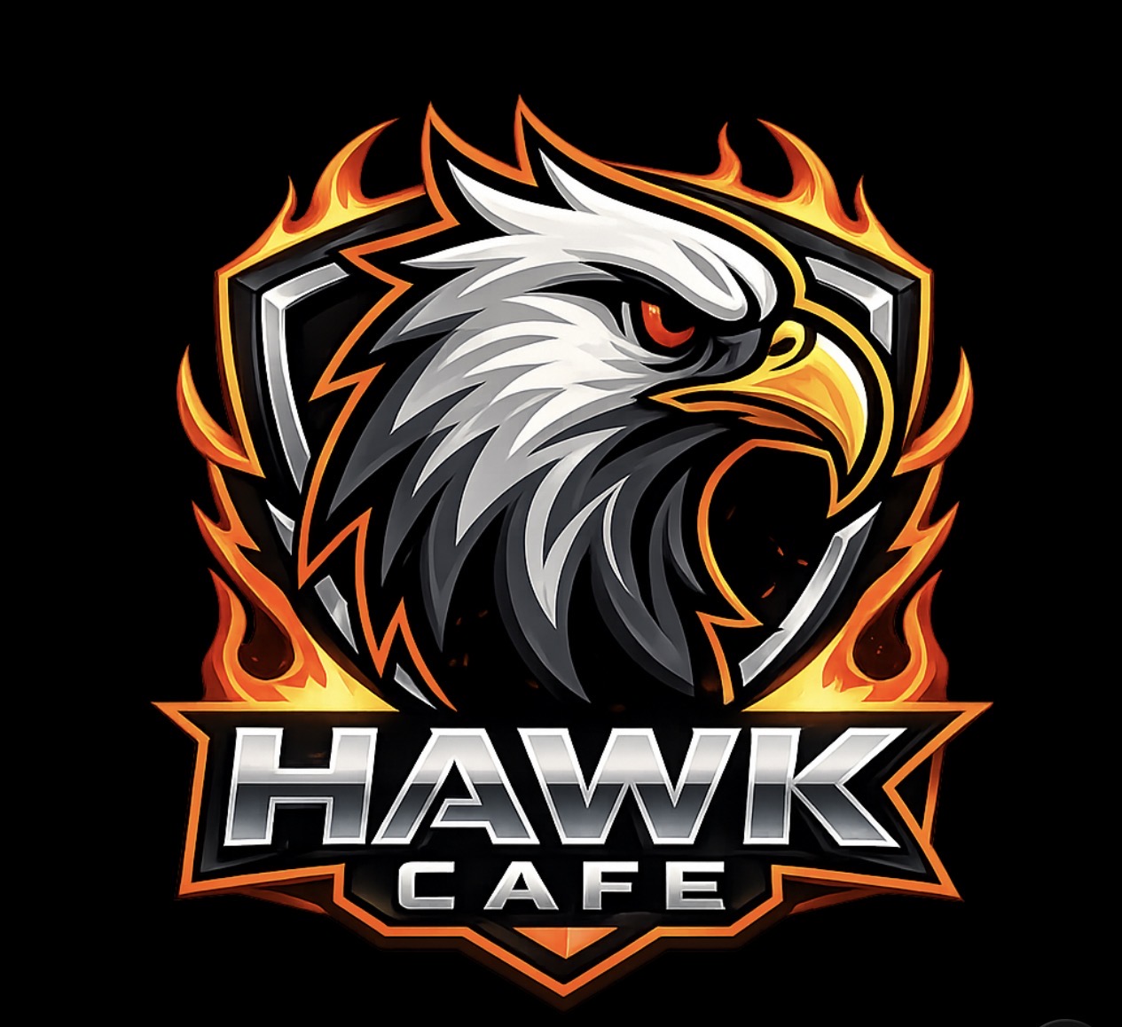 HAWK & CAFE & OYUN & SALONU  Logo