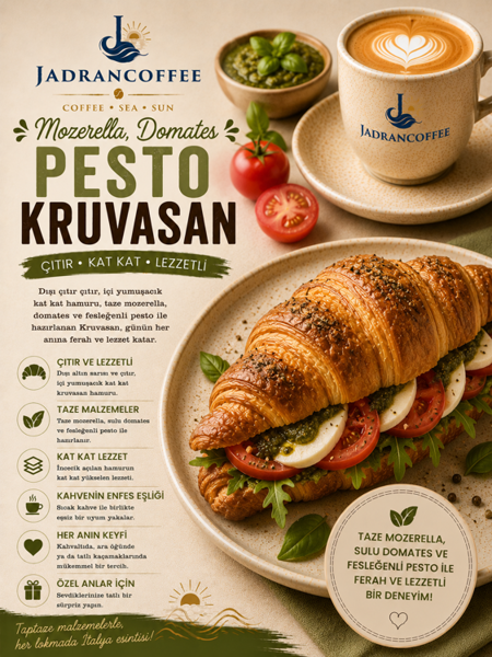 Mozerella Domates Pesto