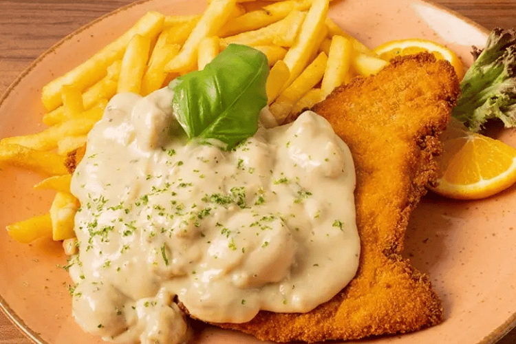 Mantar Soslu Schnitzel