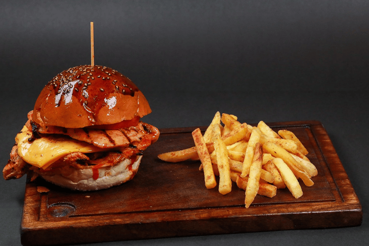 Double Tavuk Burger
