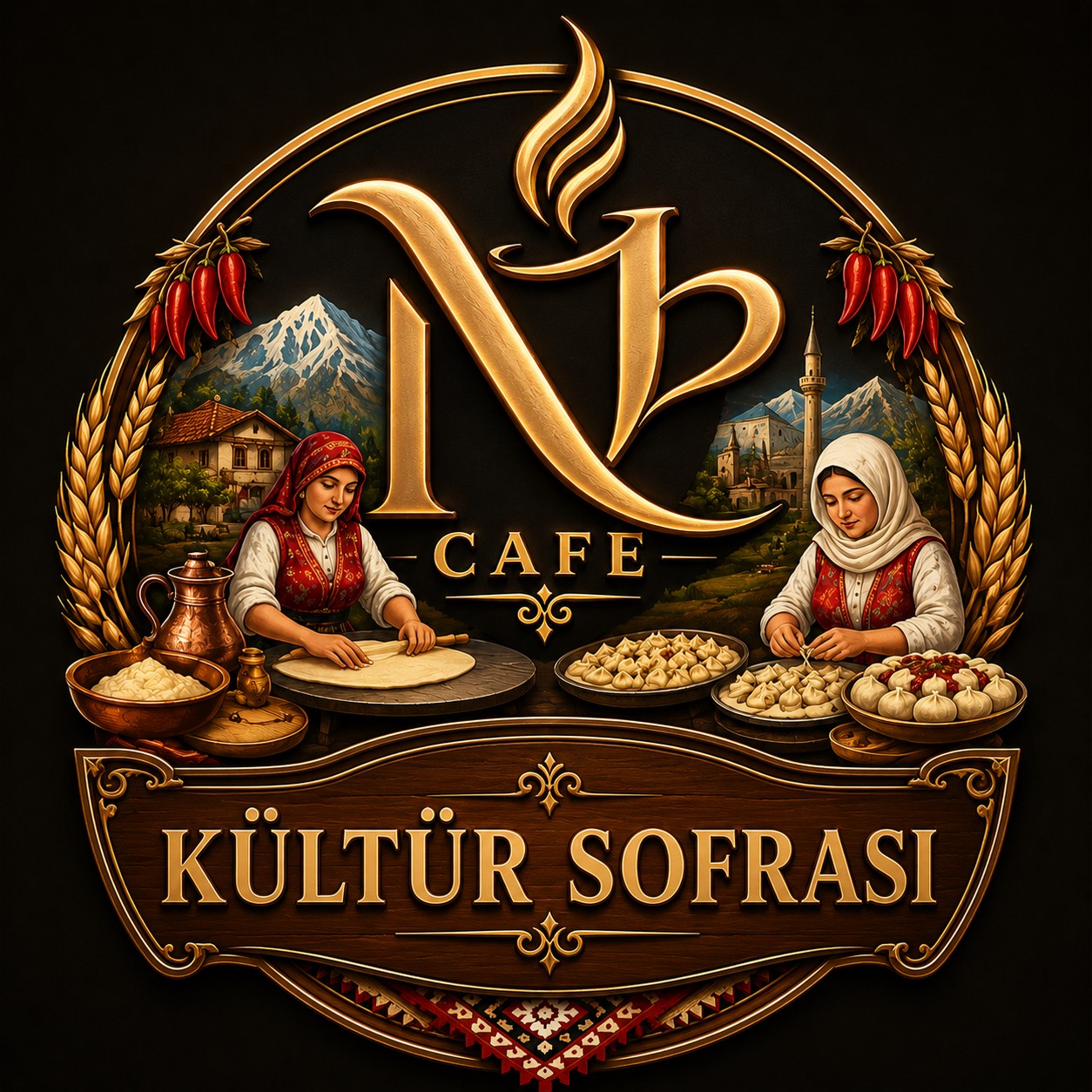 KÜLTÜR SOFRASI & N Cafe Logo